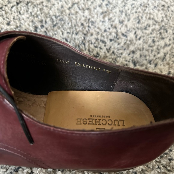 Lucchese dress shoes in burgundy. Unique, and incredible craftsmanship. main image 4